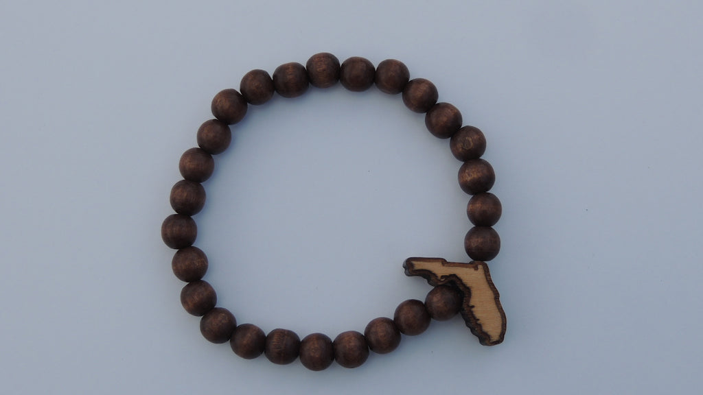 State of Florida Bracelet - Maple Stain